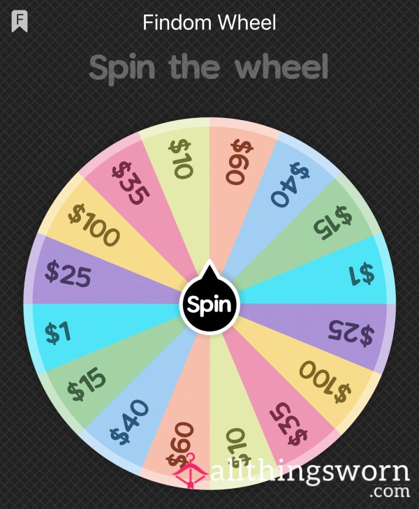 Findom Wheel