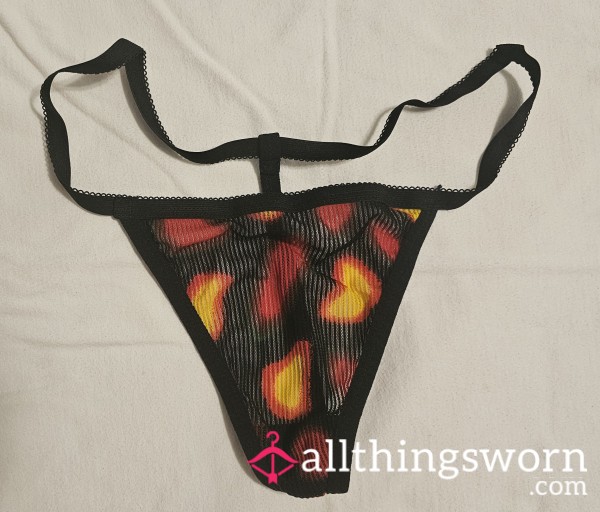 Flame-on 🔥 Mesh G-String