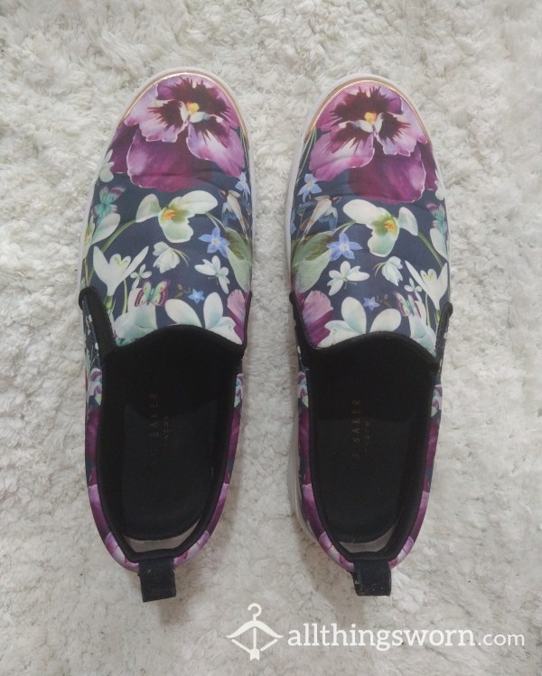 Smelly Flor*l Prints Ted Baker London Slip-on Sneakers