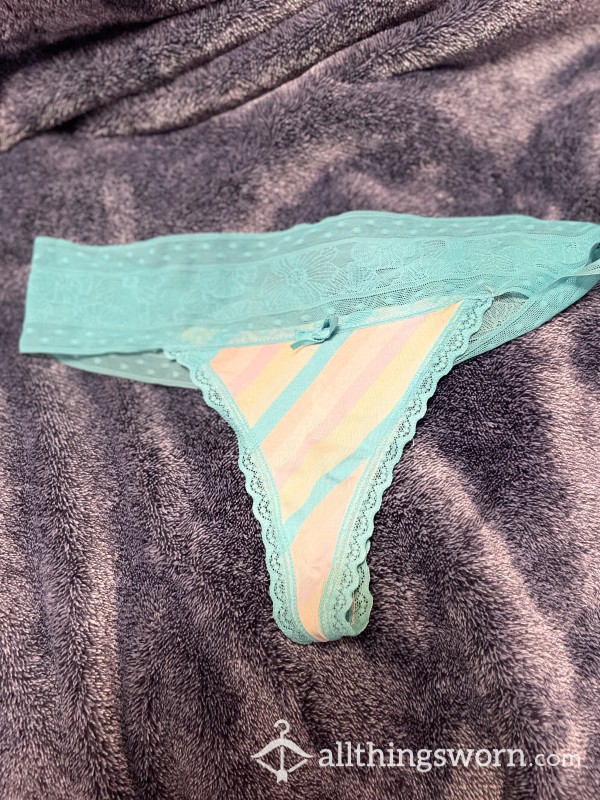 Flor*l Well Worn Thong