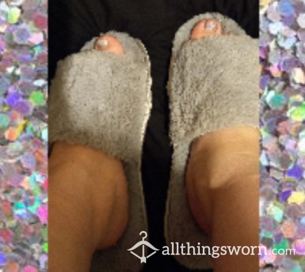 Fluffy Slider Style Slippers