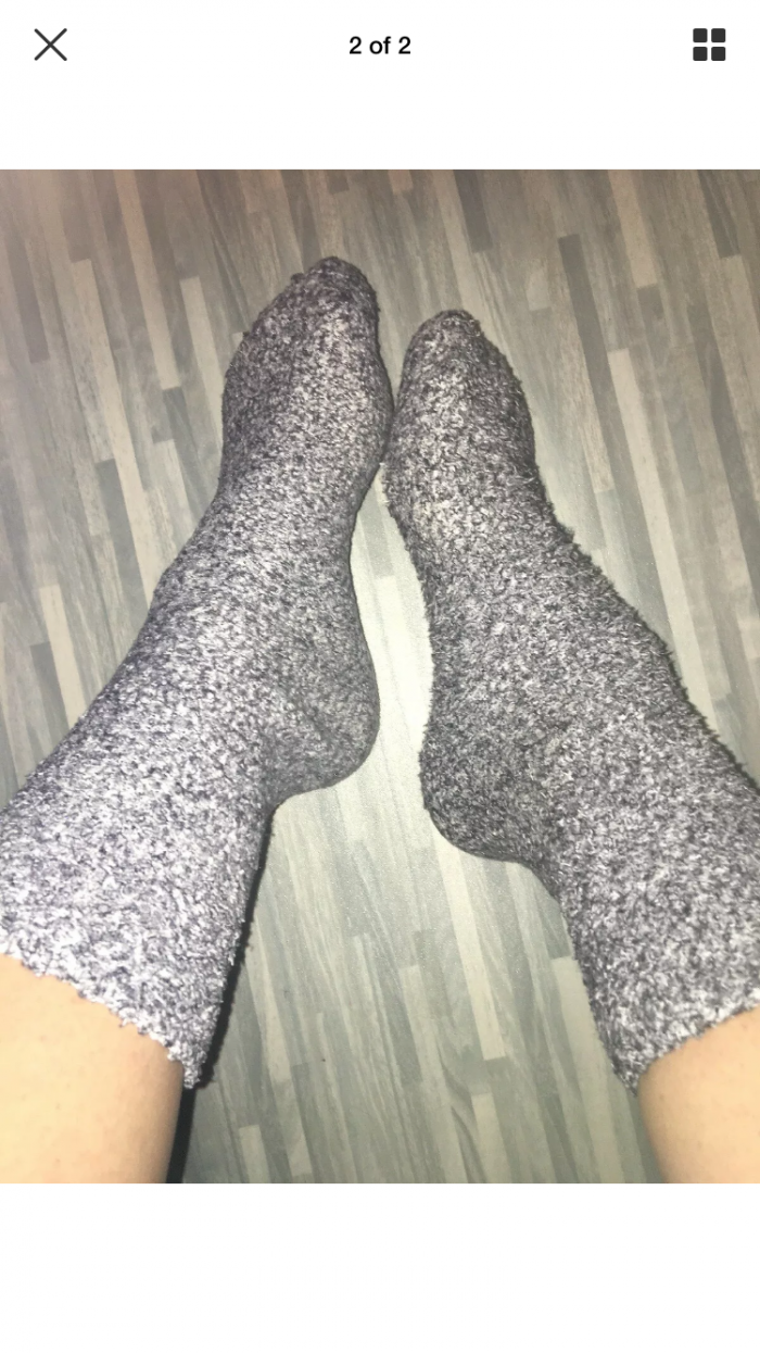 Fluffy Well Worn Socks