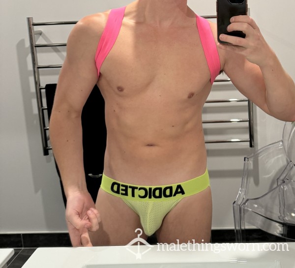 Used Fluro Addicted Jockstrap