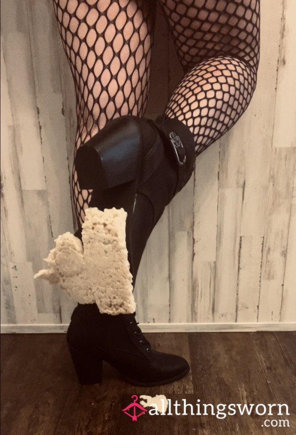 Food Crush Smash In Fish Net Stockings