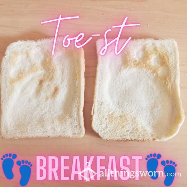 FOOTPRINT TOAST 😍💖