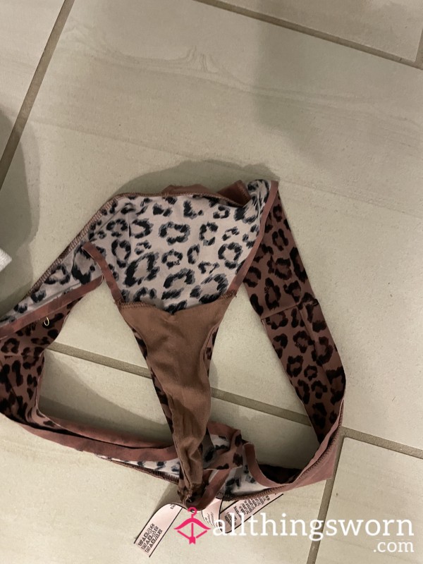 Freshly Worn Leopard Panties