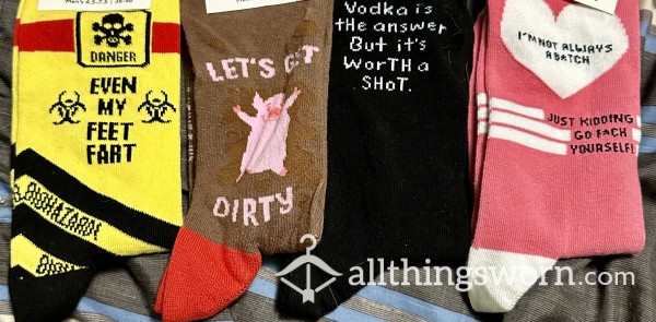 Funny Saying Socks!