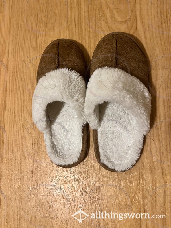 Fuzzy Slip Ons