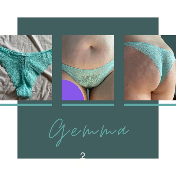 “Gemma” Teal Lace Brazilian