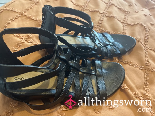 Gently Used, Strappy Craft & Barrow Wedges