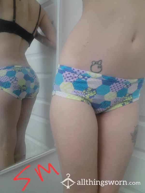 Geometric Fun Flowery Panties