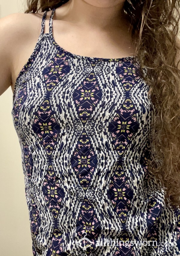 Geometric Tanktop, Tight, Thin&Soft