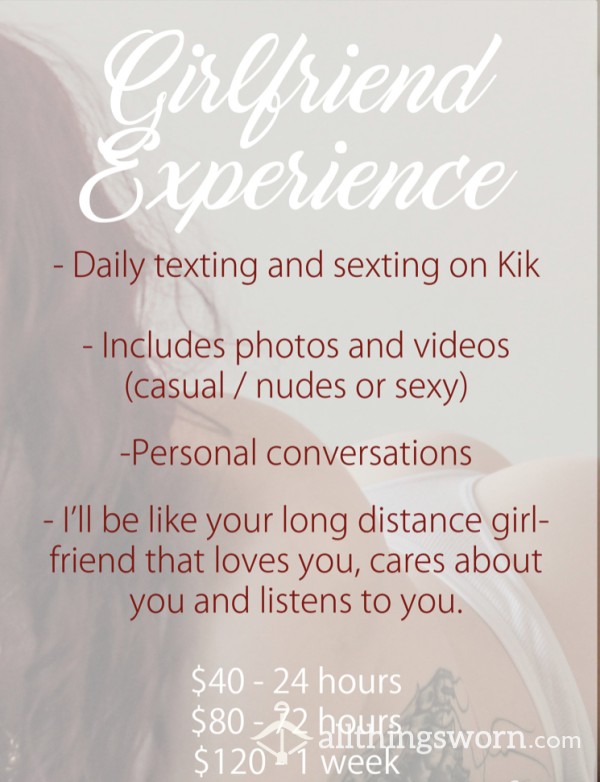 GIRLFRIEND EXPERIENCE