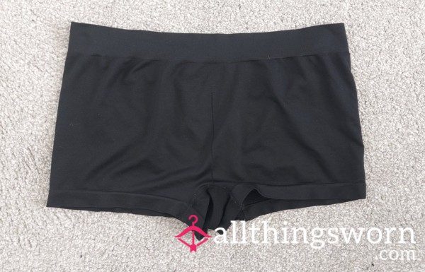 Girls' Black Boxer Shorts