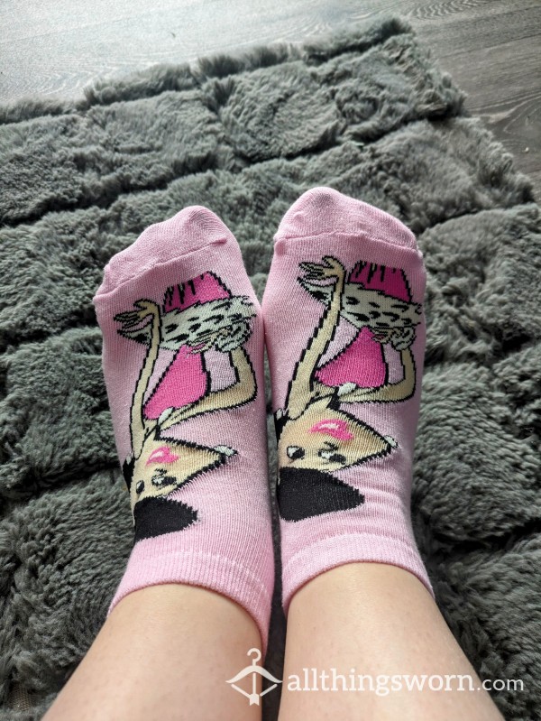 Girly Cartoon Socks