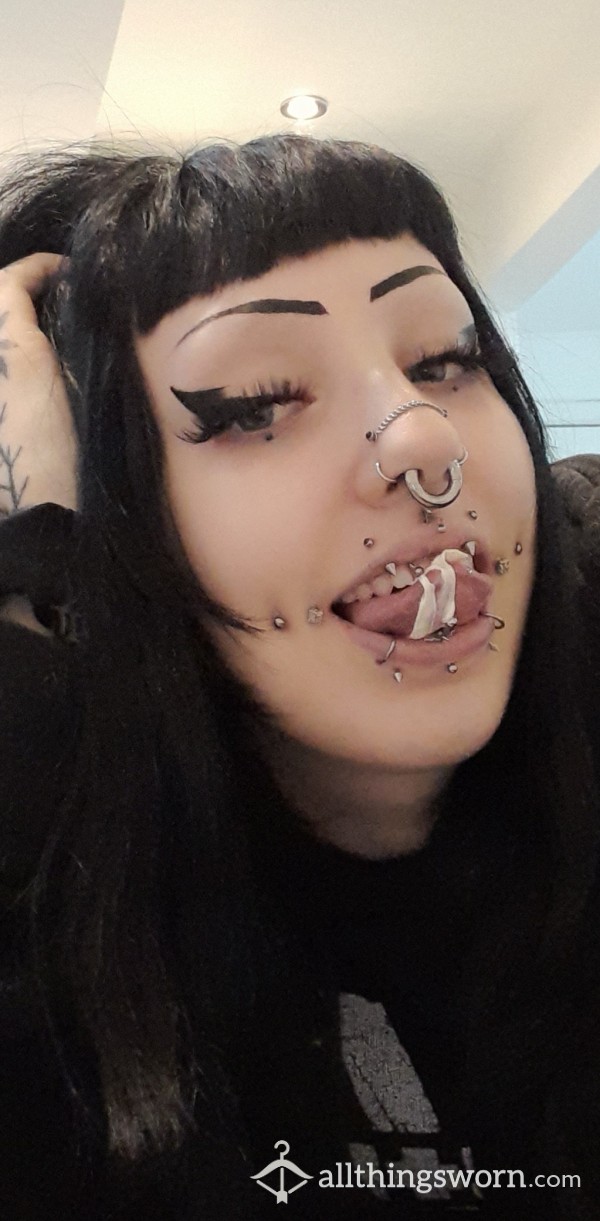 Goth Babes Chewed Up Gum