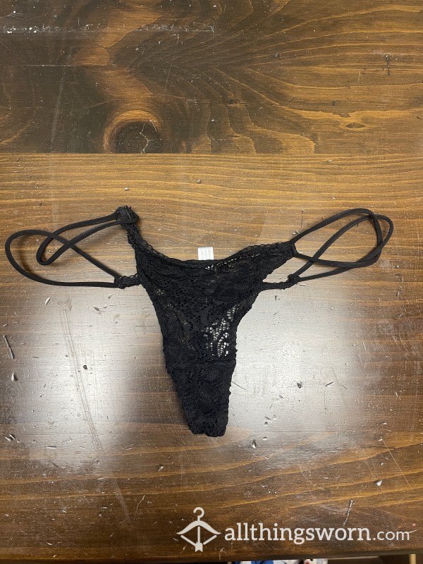 Goth Girls Used Thong