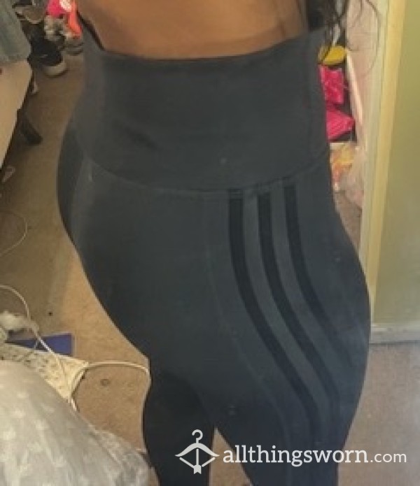 Gray Adidas Leggings