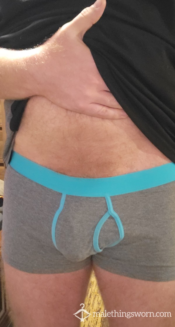 Gray/Blue Briefs