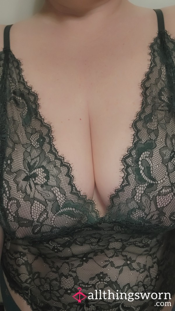 Green Lace Cami