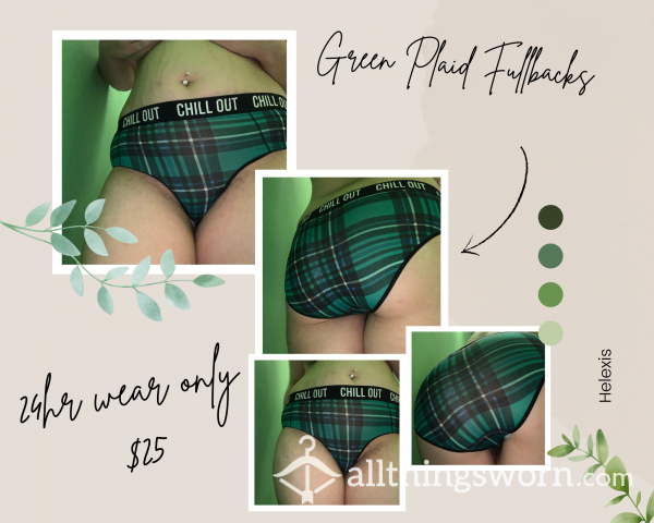 Green Plaid Fullbacks 💚🌲