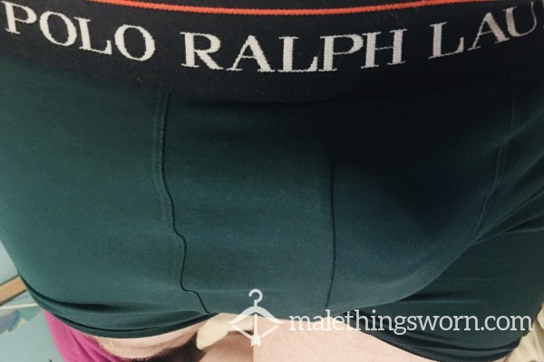 GREEN POLO RALPH LAUREN BOXERS