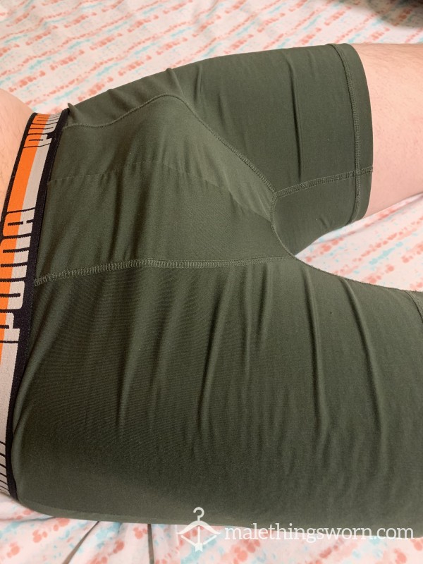 Green Puma Boxers/ C*m Covered