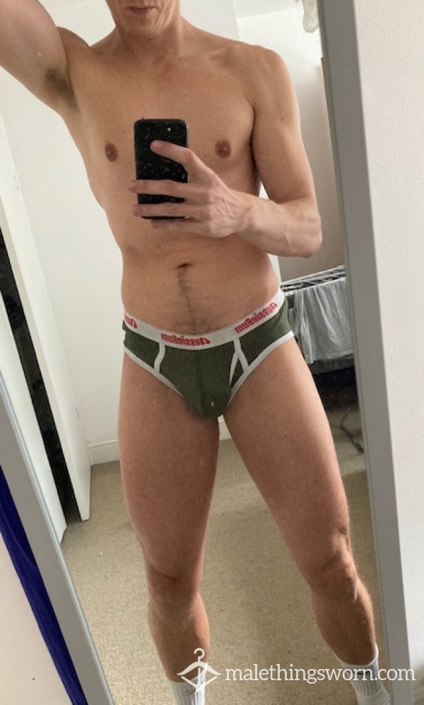 Worn/Smelly Green Aussieb*m Briefs (taking Requests)