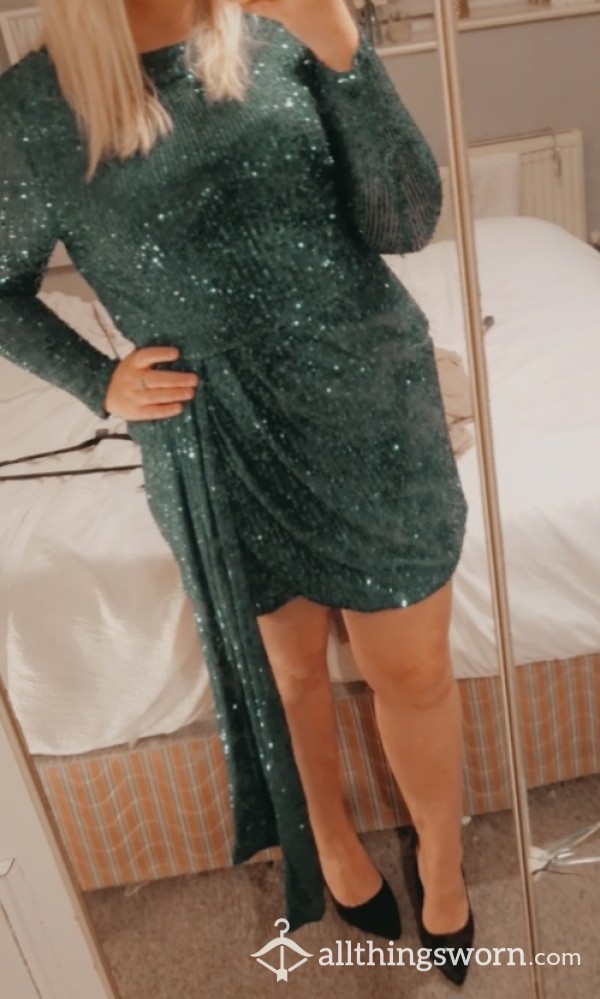 Green Sequin Dress