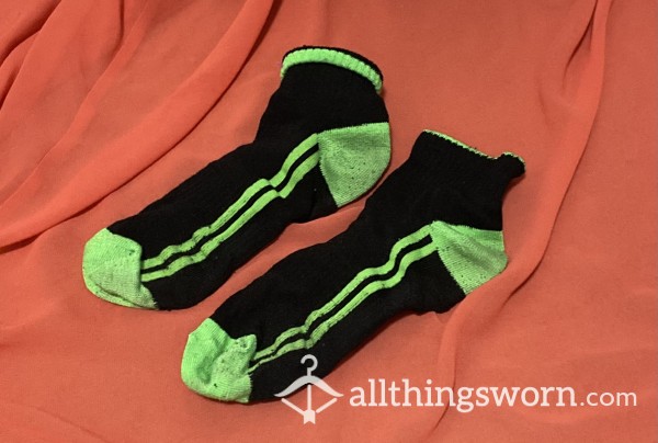 Green Stripe Socks