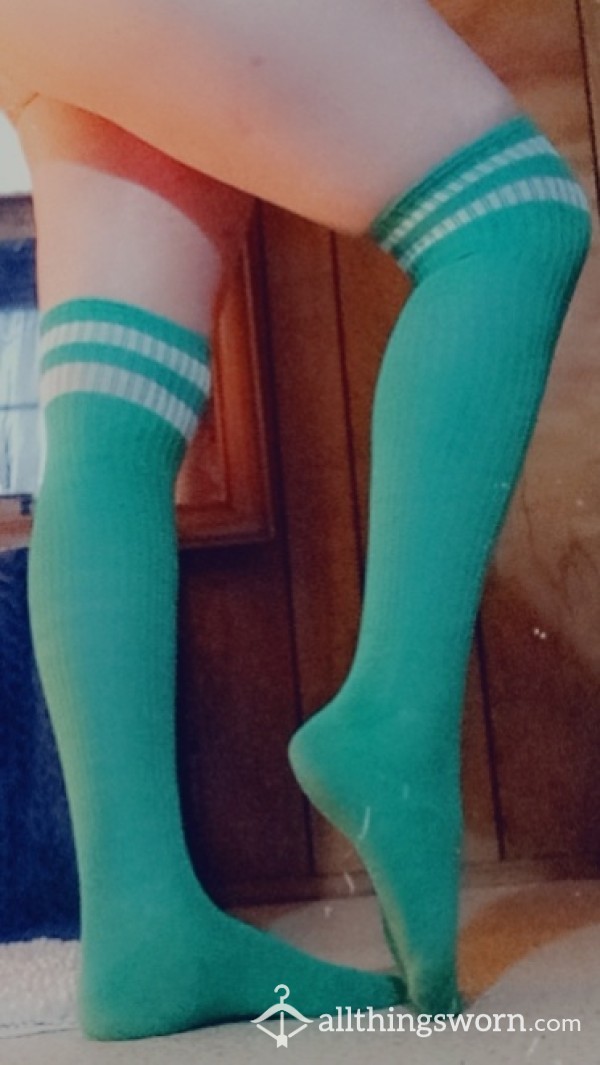 Green Knee Highs