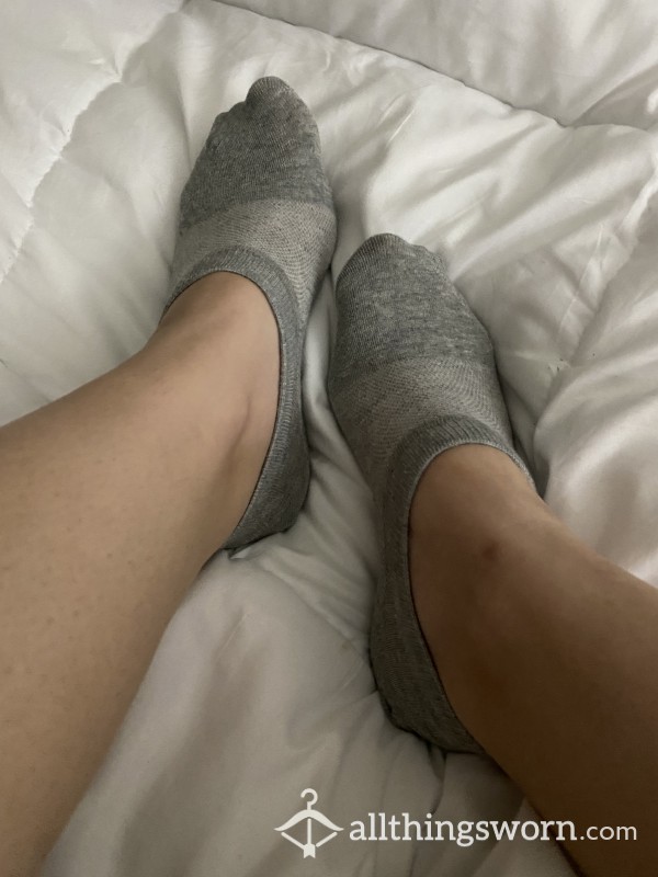 Grey Ankle Socks