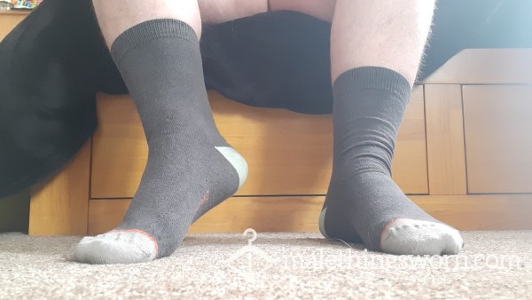 Grey Ankle Socks