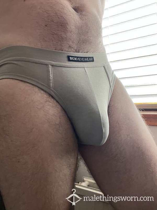 Grey Box Briefs (L)