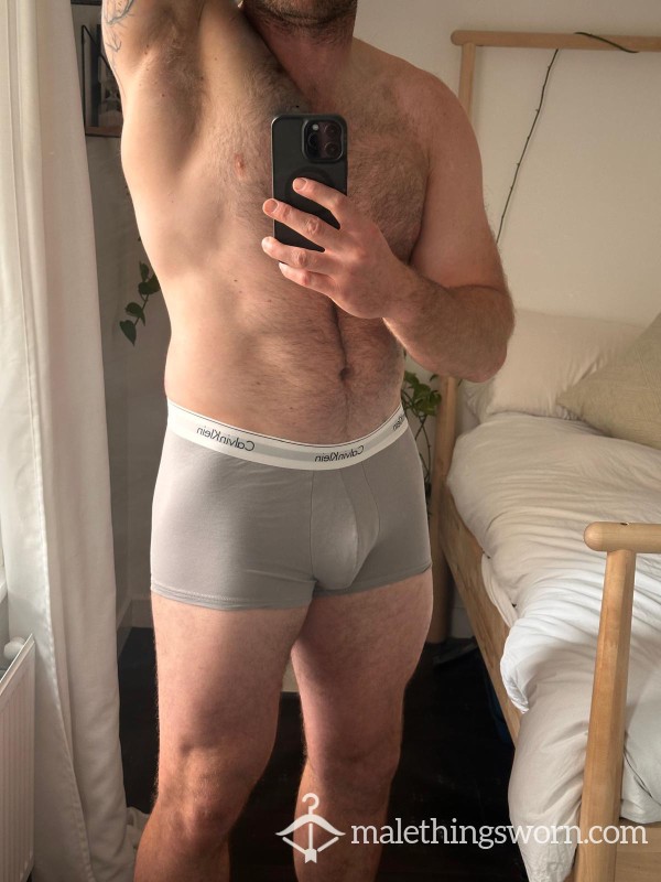 Grey Calvin Klein Boxer Briefs