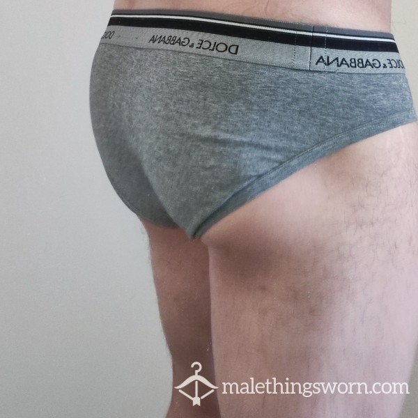 Grey Dolce & Gabbana Briefs