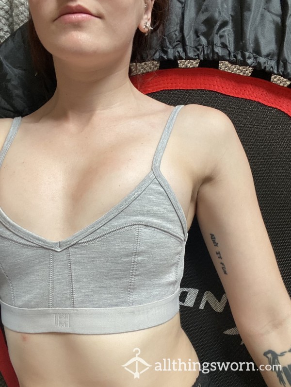 Grey Gym Bra