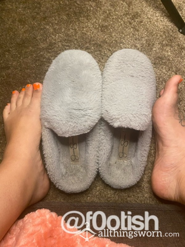 Grey Slippers