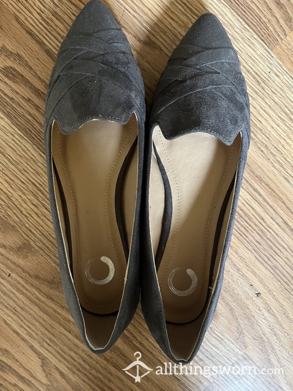 Grey Flats Size 7.5- 50% Off