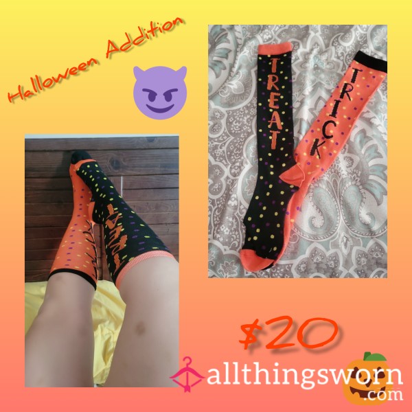 Halloween Addition Knee High Socks🔥🎃👻