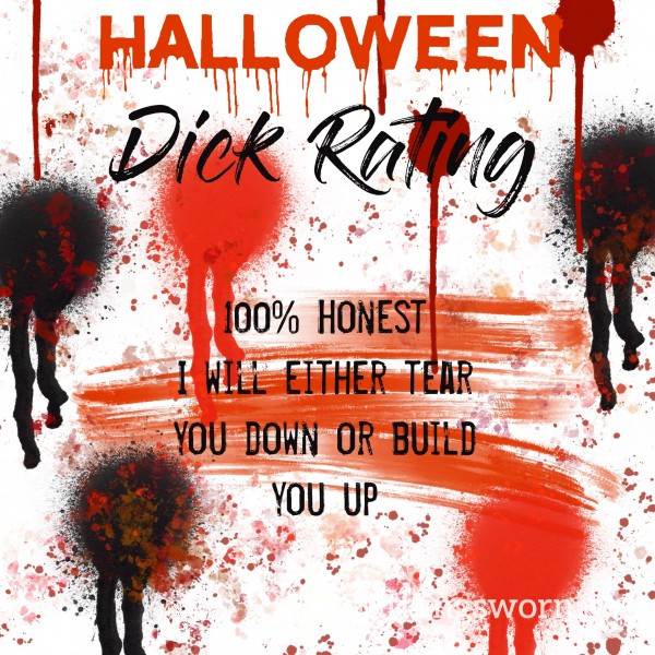 Halloween D*ck Rating