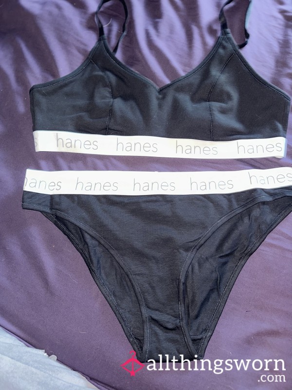 Hanes Pantie And Bra Set