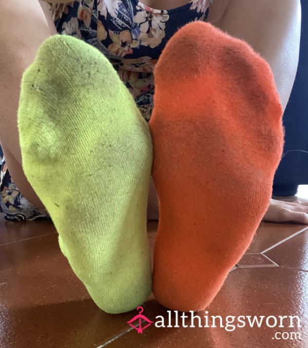 Heavily Sweat On Mismatched Socks 5 Days Wear