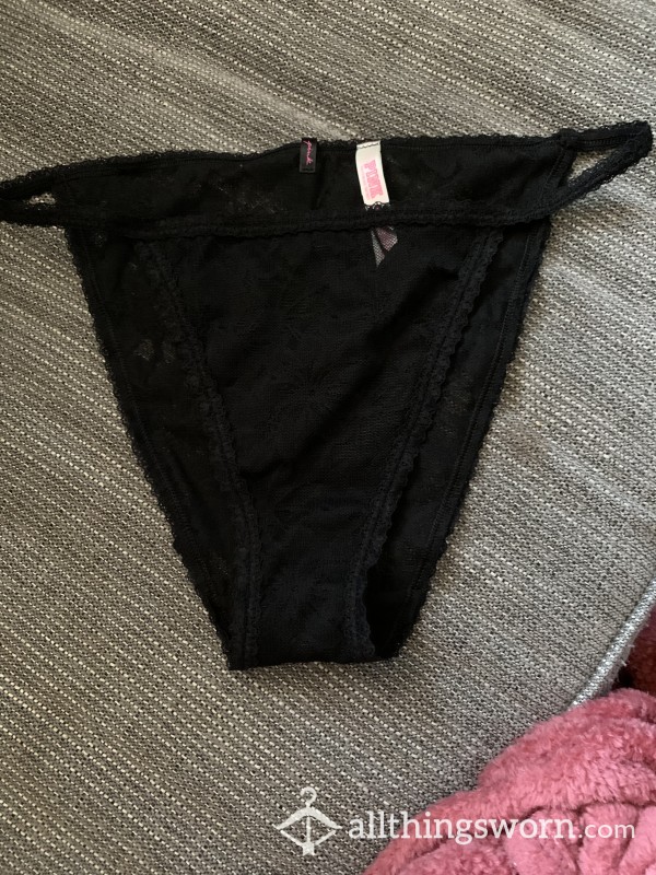 High Waist Black Panties