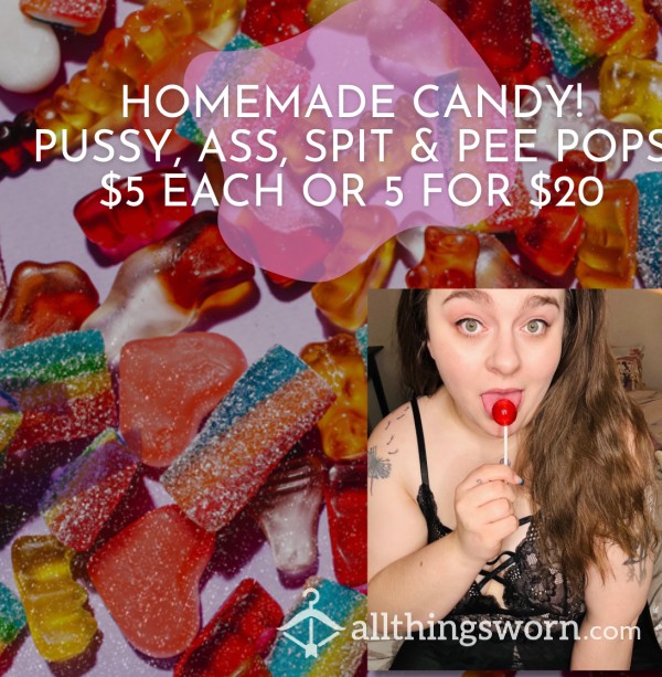 Homemade Candy Pops