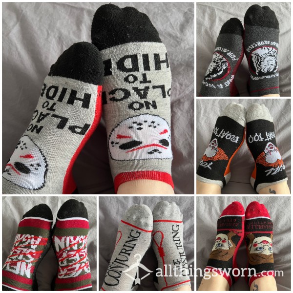 Horror Movie Ankle Socks 🍿🧦