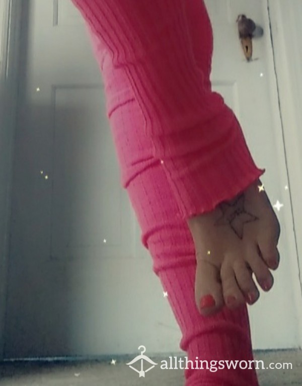 Hot Pink Leg Warmers