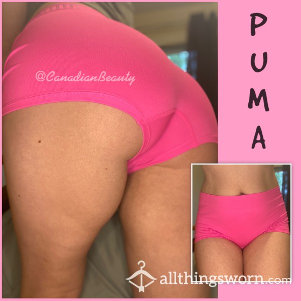 Hot Pink Seamless Puma Boyshort