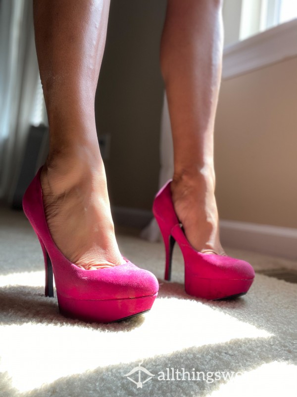 Hot Pink Pumps