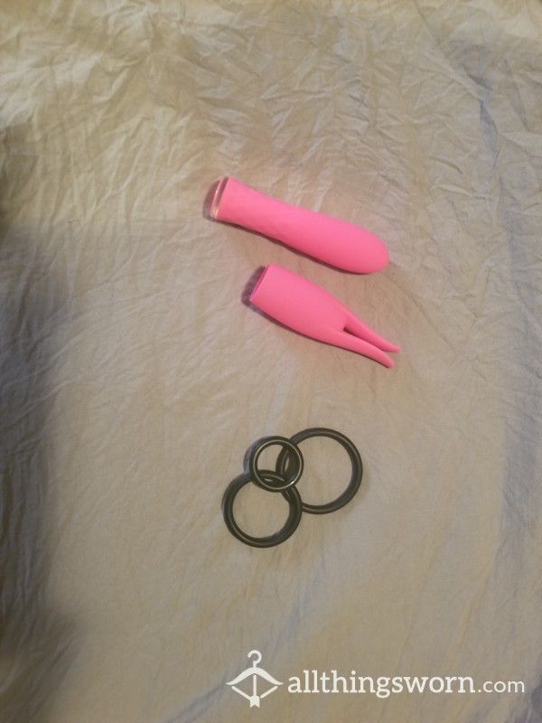 Hot Pink Toy, And C*ck Rings